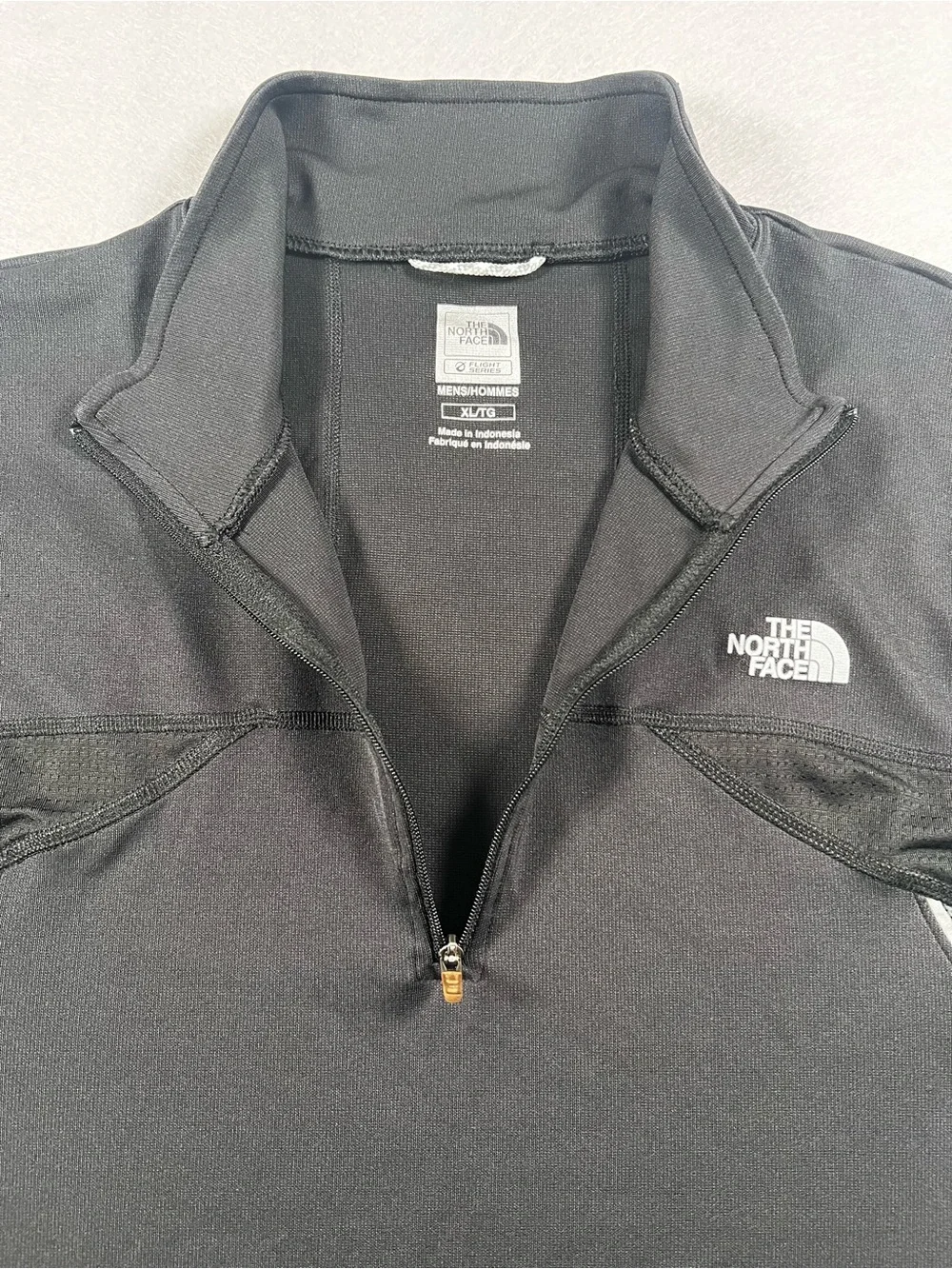 The North Face Flight Series Mens XL Black 1/4 Zip Running Trail Performance Top